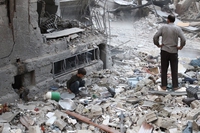 Siria, distrutto dalle bombe il più grande ospedale di Aleppo