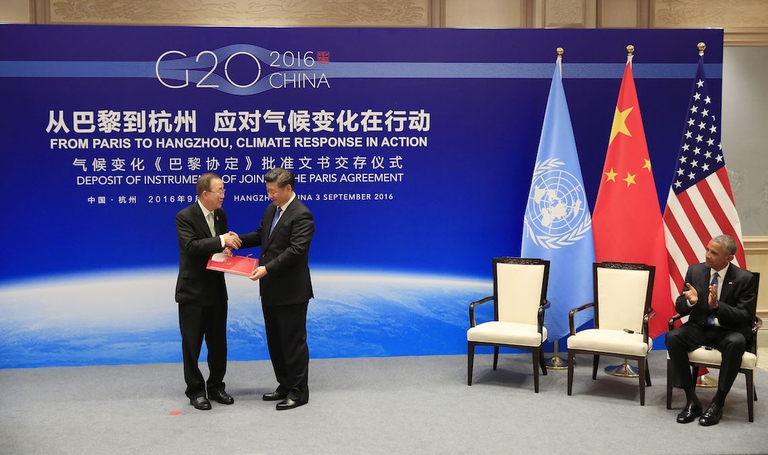 Cina Usa Accordo di Parigi