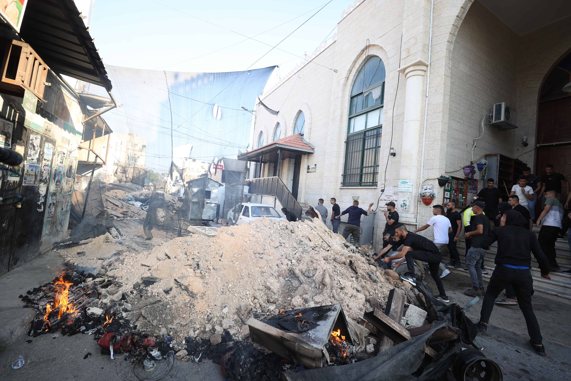 Israeli forces carried out an airstrikes on Jenin