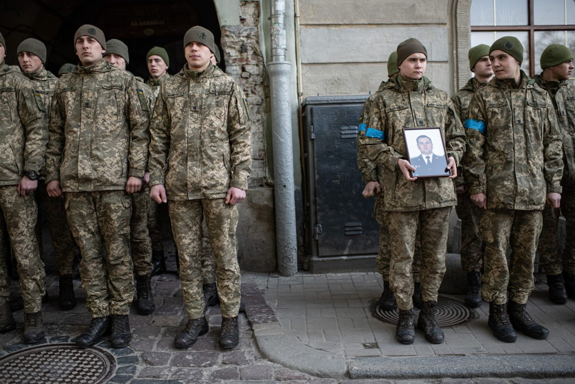 Funeral Held For Ukrainian Soldiers Killed In Attack Near Yavoriv