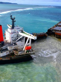 Mauritius arrests the ship’s captain as it keeps leaking oil after splitting in two