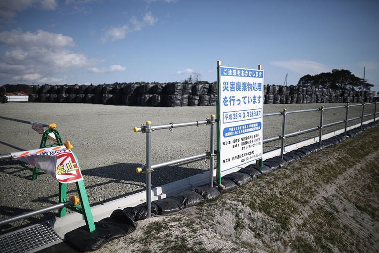 Deposito suolo radioattivo Fukushima