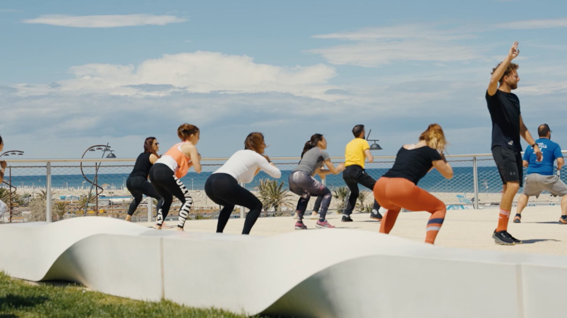 Sport a piazzale Kennedy di Rimini