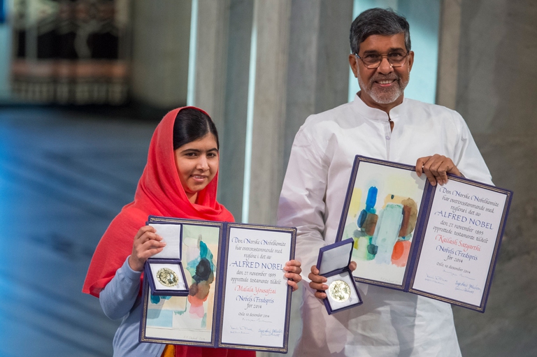 Malala Yousafzai, Nobel Peace Prize