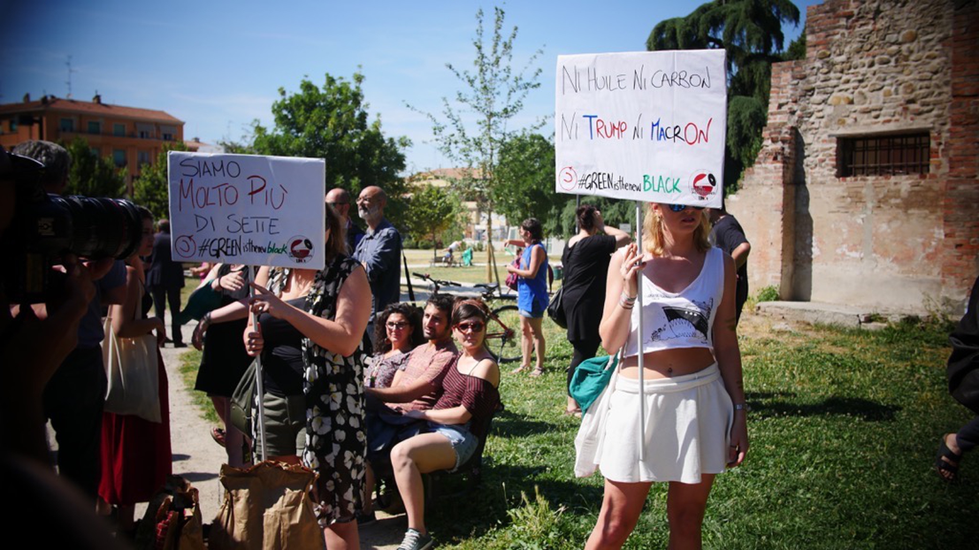 Corteo contro il G7 Ambiente di Bologna