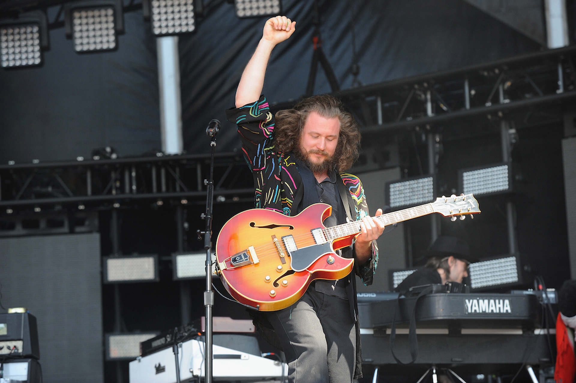 Jim James at the Global Citizen 2015 Earth Day