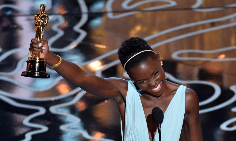 onstage during the Oscars at the Dolby Theatre on March 2, 2014 in Hollywood, California.