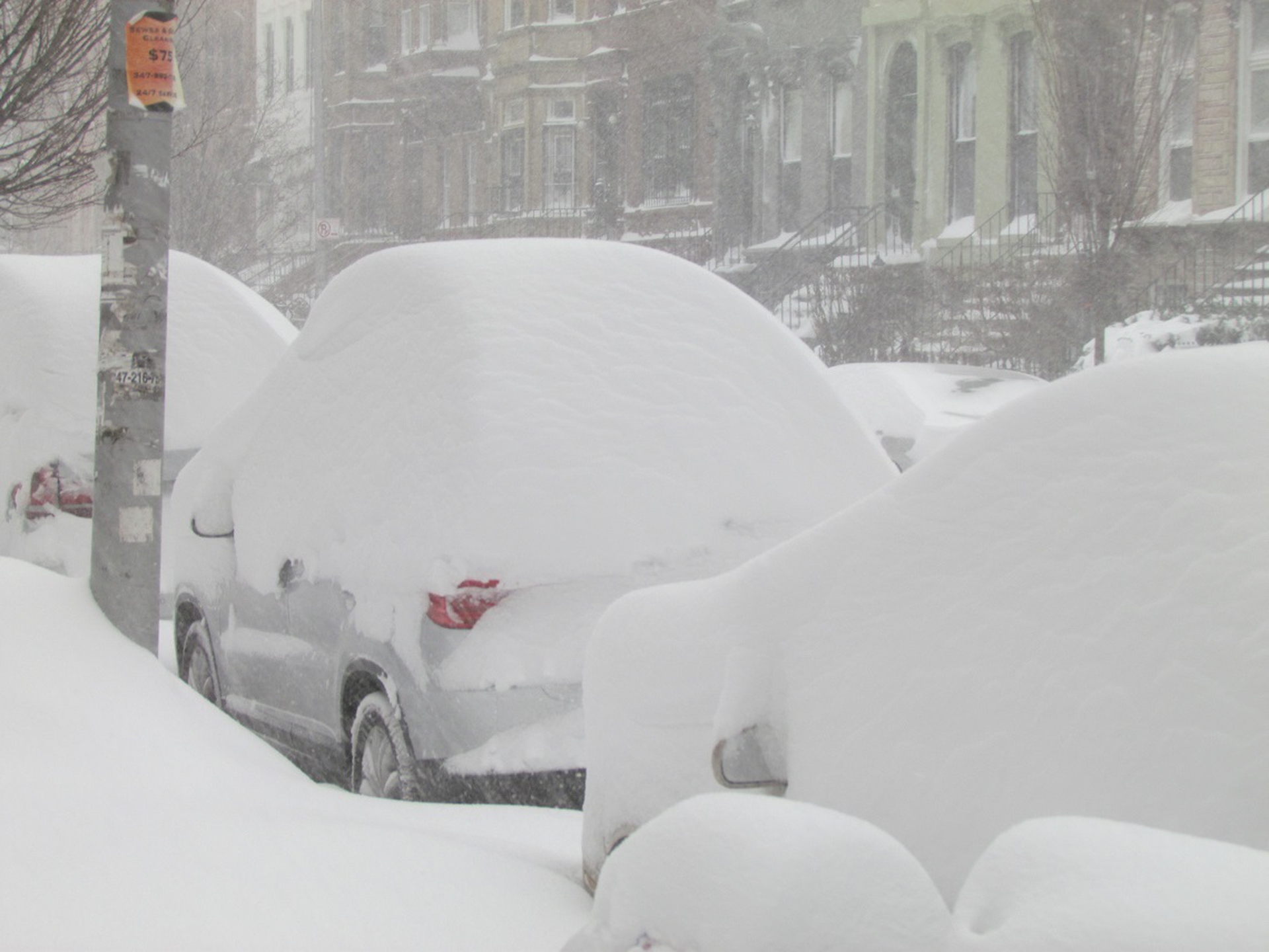 New York durante la bufera di neve Jonas © Luisa Gattone