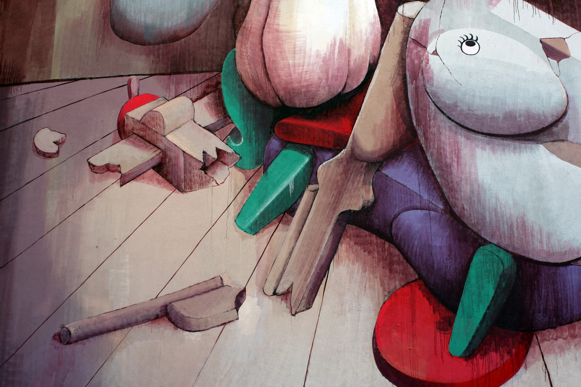 'A pazziella 'n man' 'e criature di ZED1, Ponticelli, Napoli