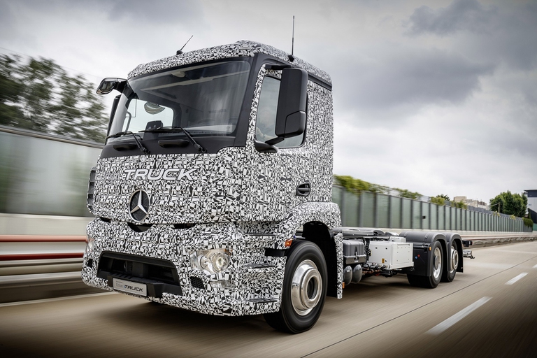 Il camion elettrico Mercedes Urban eTruck