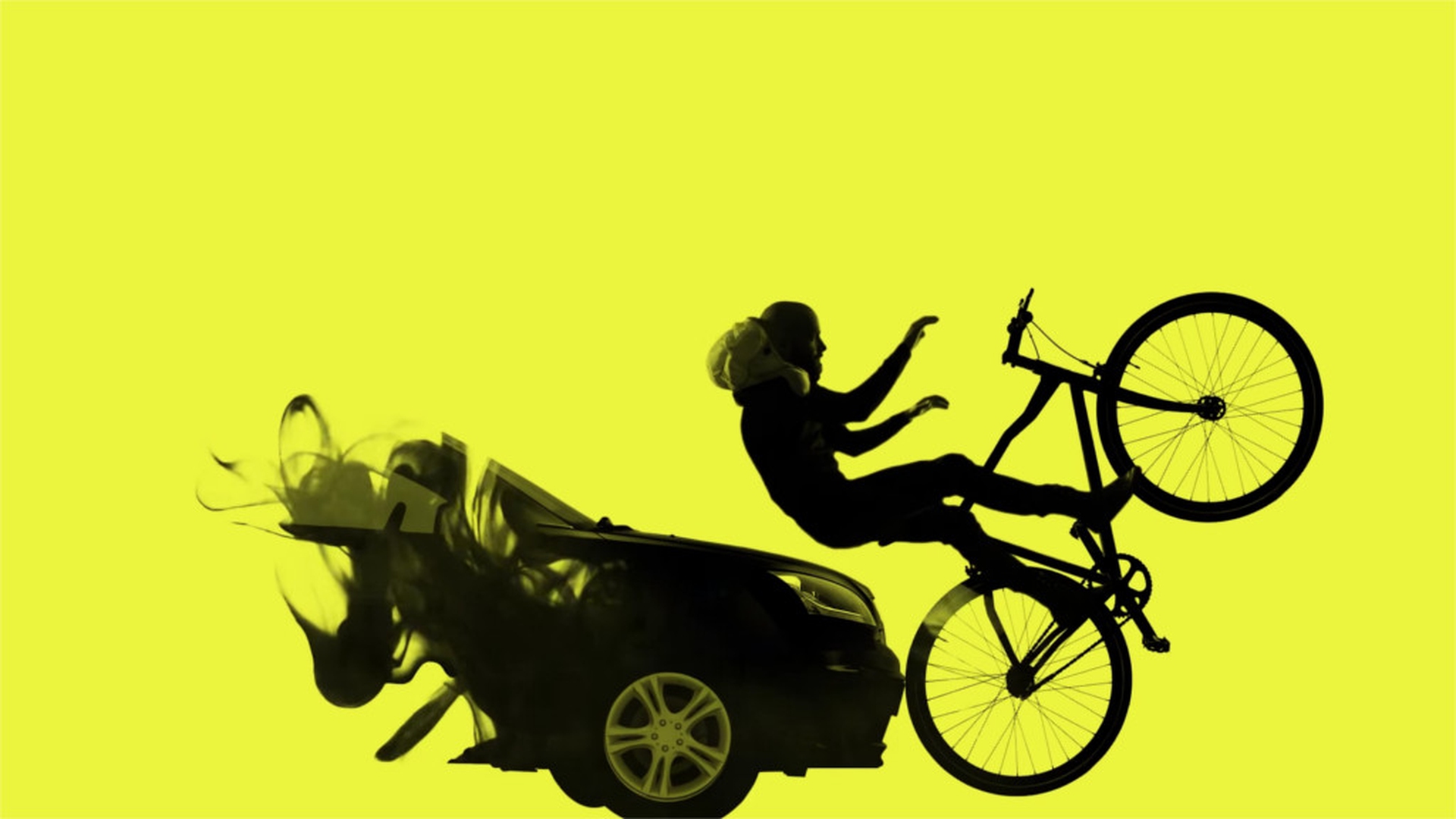 Hövding mentre si attiva durante un incidente