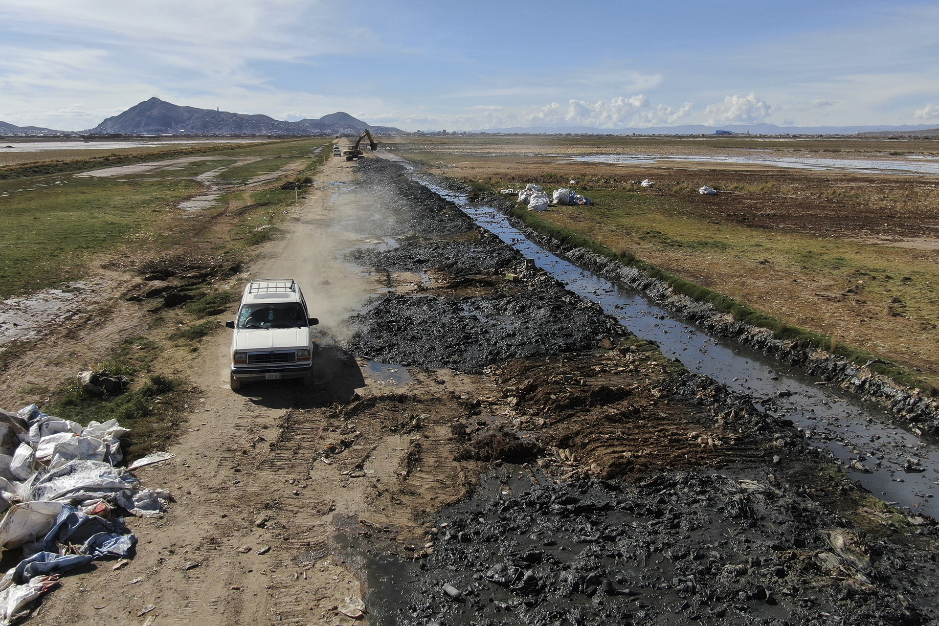 Lago Uru Uru in Bolivia