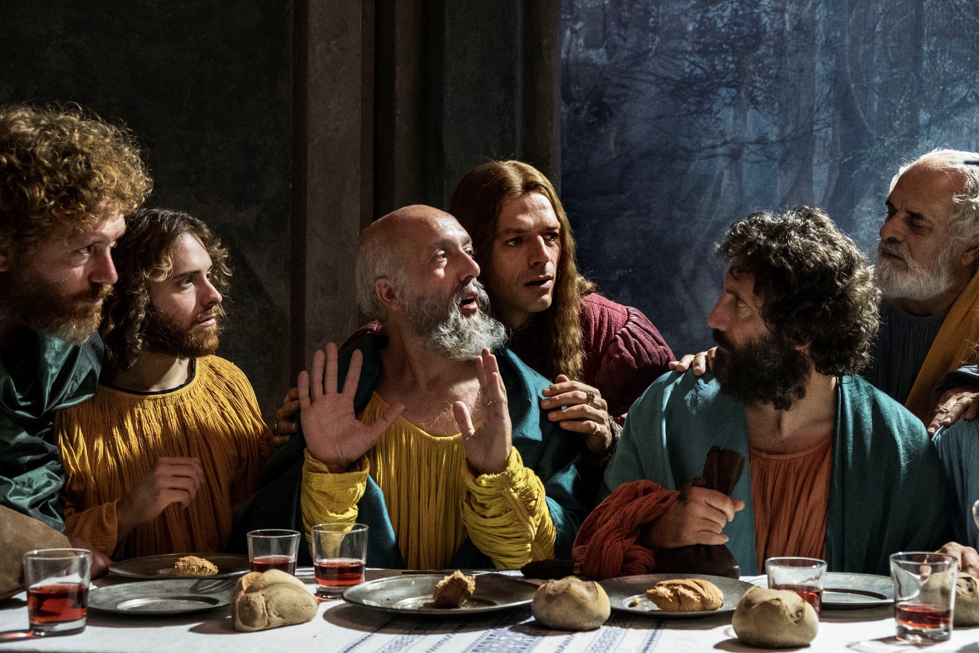 La creazione dell'Ultima cena nel film Io, Leonardo