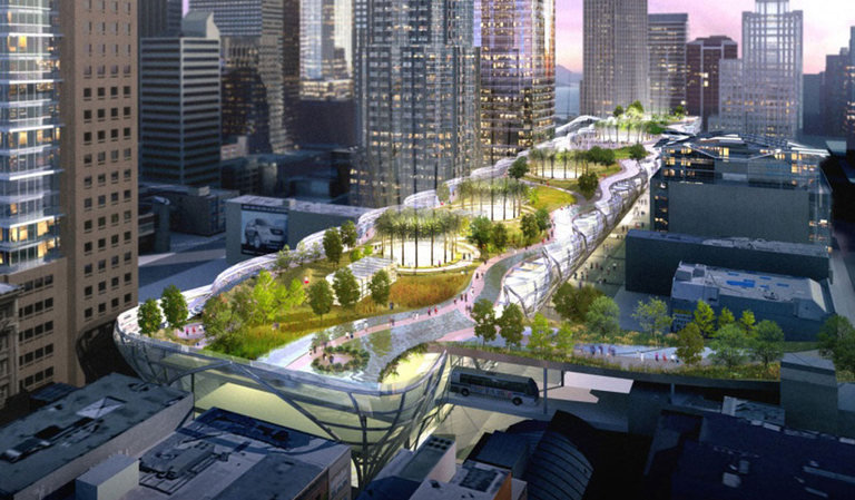 San Francisco, parco del Transbay Transit Center