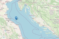 Terremoto di magnitudo 5,5 nel mare Adriatico all’altezza delle Marche