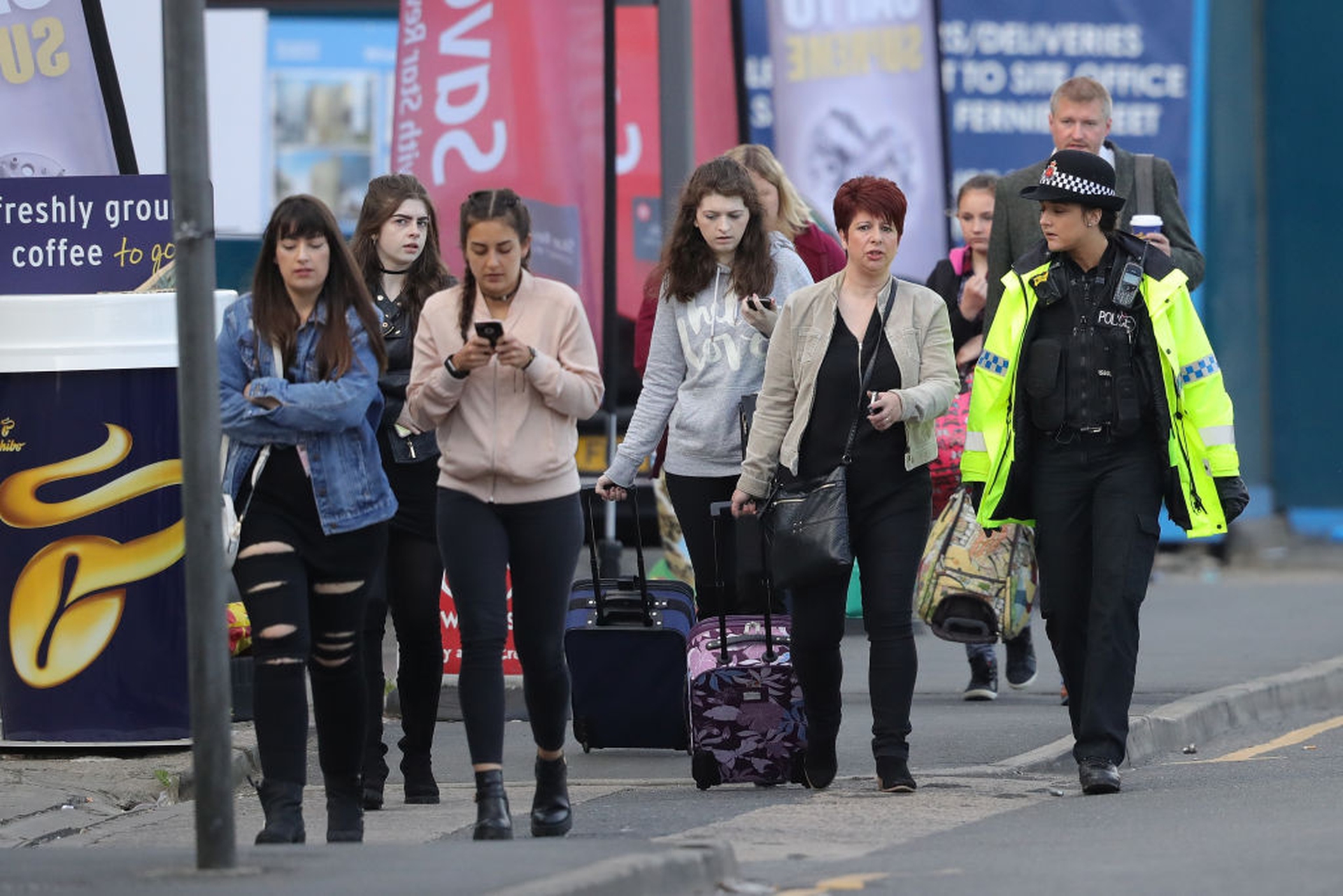 The aftermath of the Manchester attack
