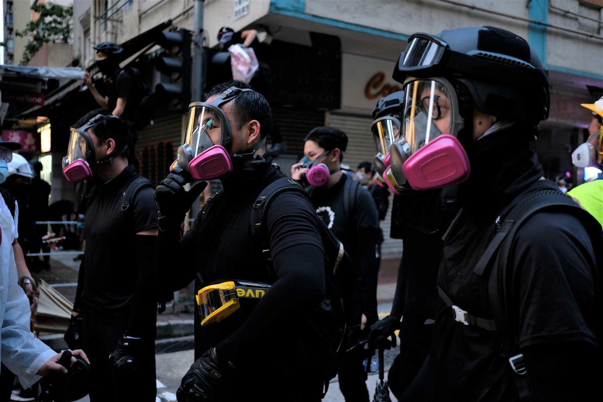 Manifestanti durante le proteste ad Hong Kong il 15 settembre © Marco Simoncelli