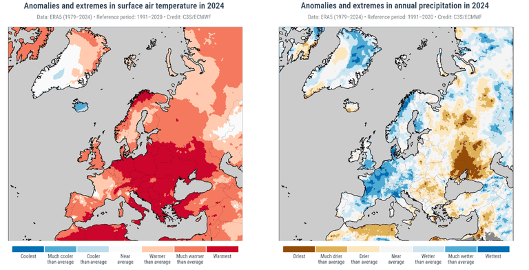 cambiamenti climatici Europa