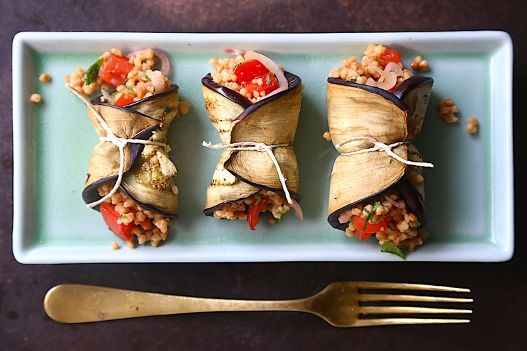 Involtini di melanzane