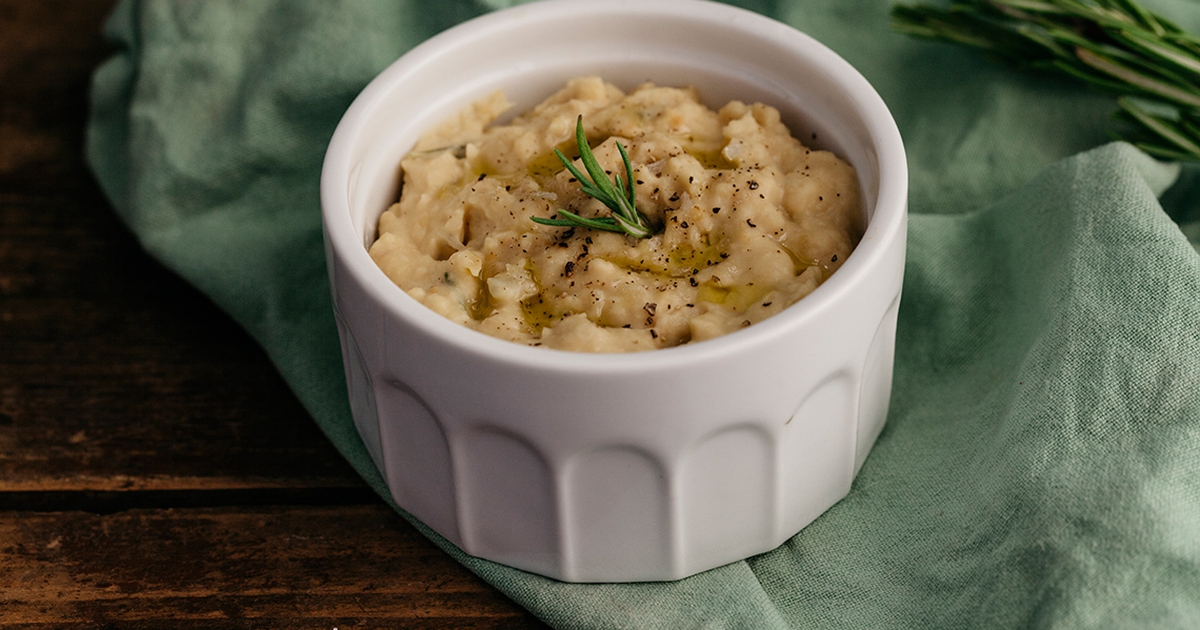 Crema di ceci al rosmarino