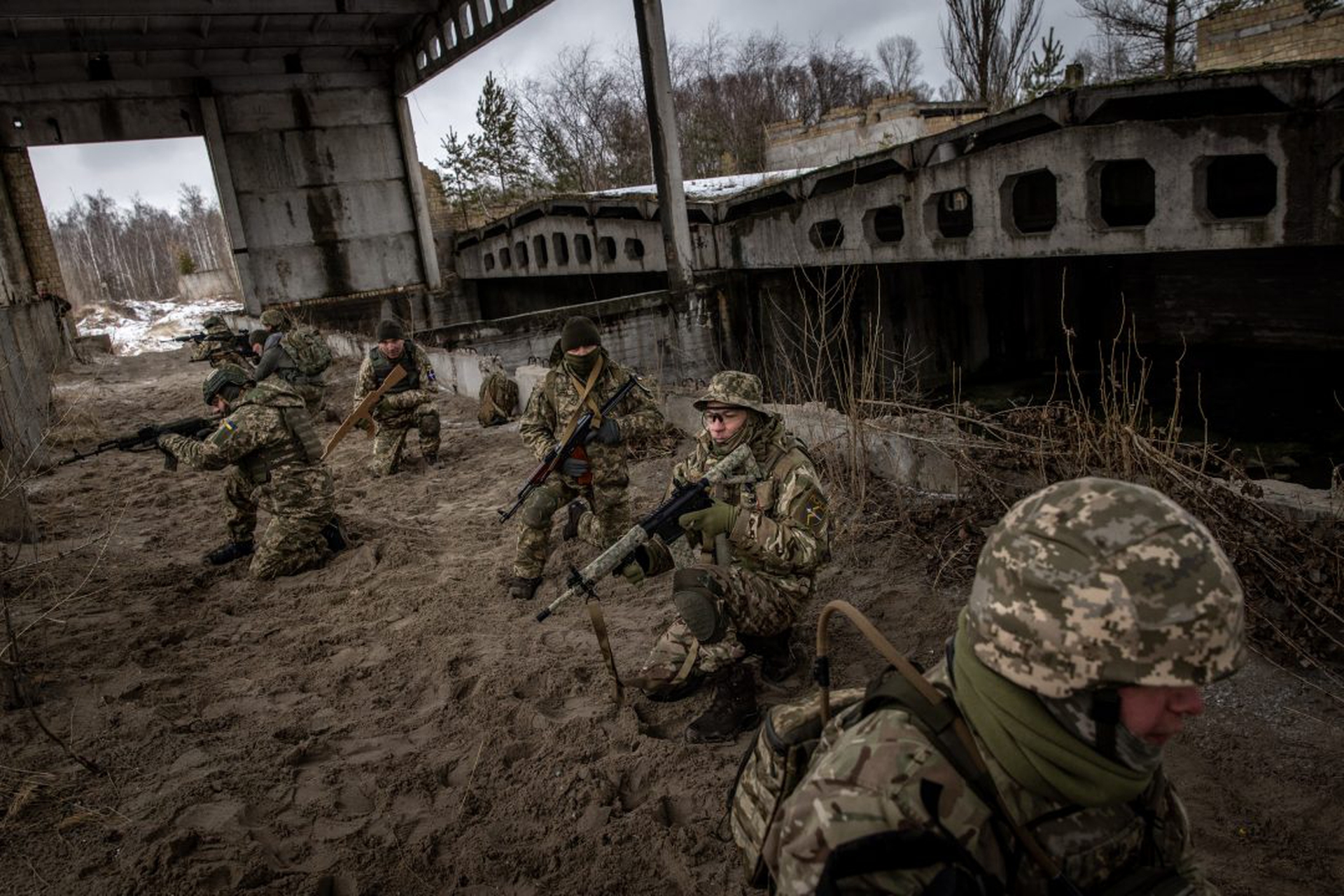 Civilians Continue Combat Training With Kyiv Territorial Defence Units