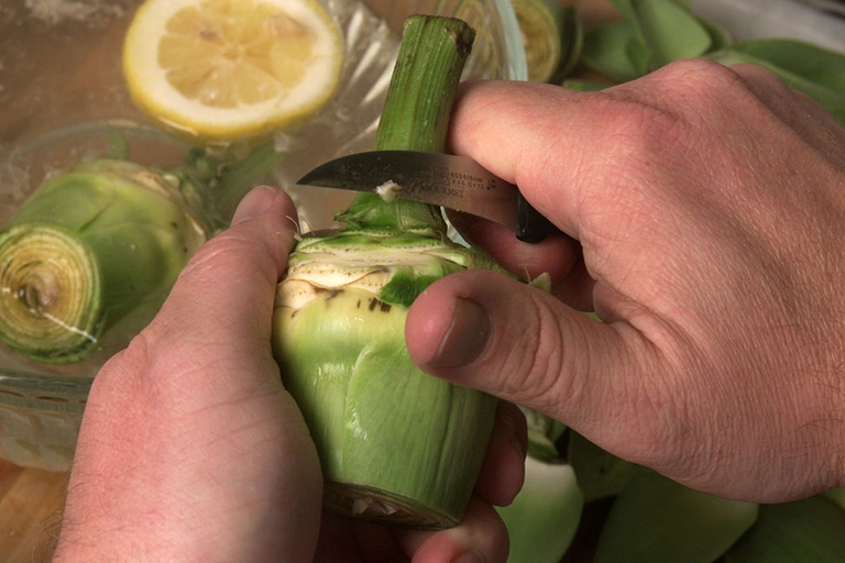 come pulire i carciofi