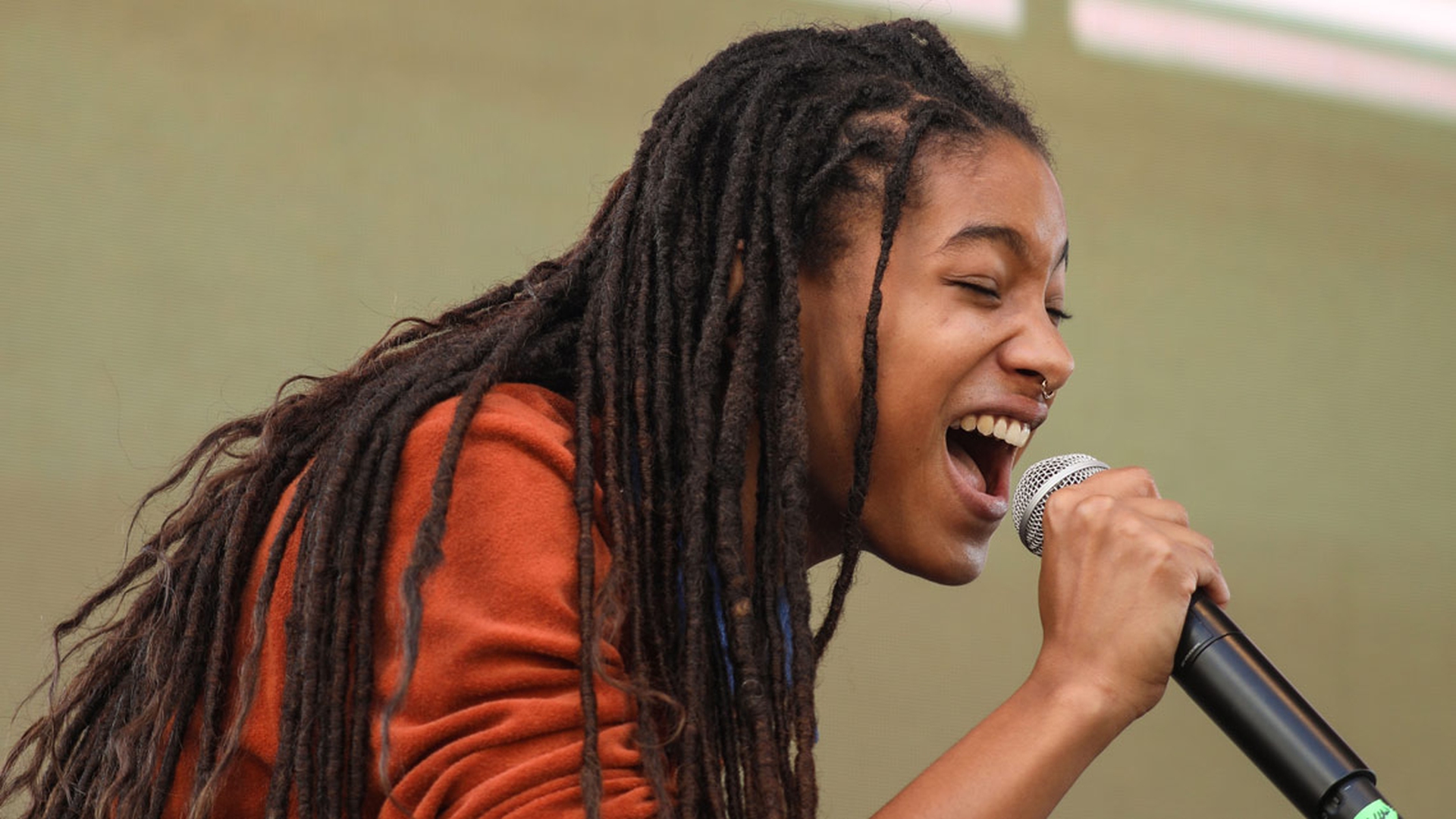 Willow Smith allo sciopero di New York