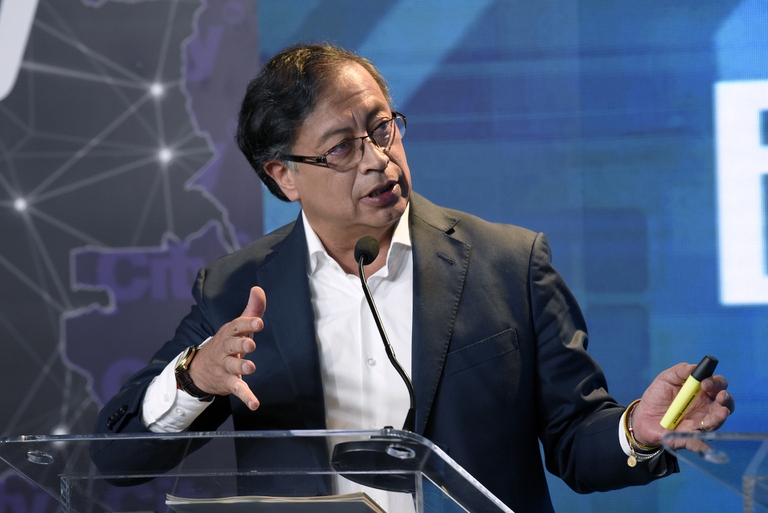 Il nuovo presidente della Colombia Gustavo Petro