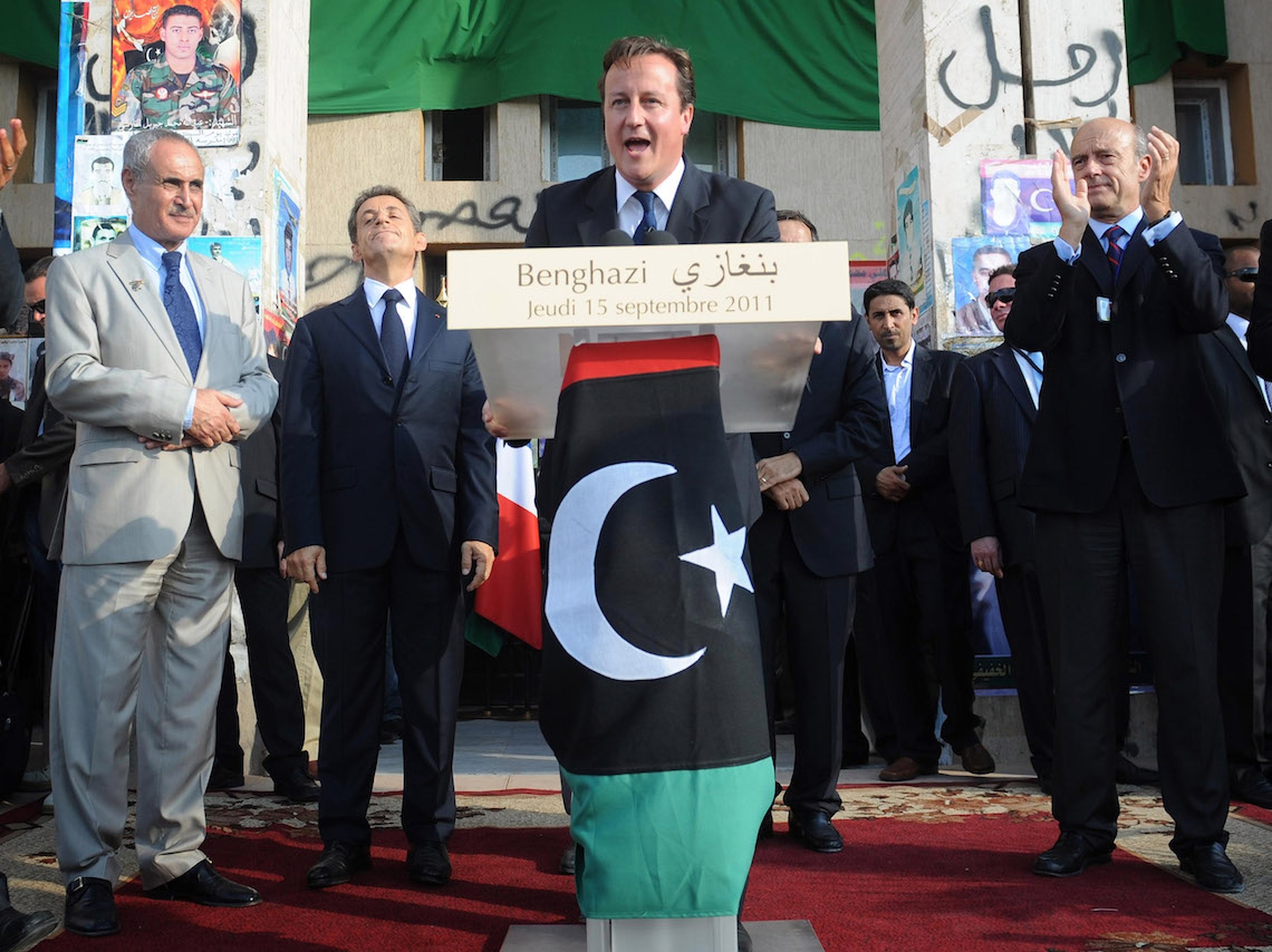 Sarkozy Cameron Libia
