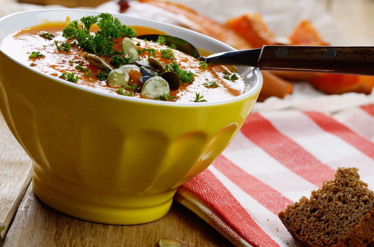 zuppa per alimentazione sana