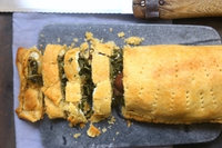 Strudel alle erbe di campo e ricotta di pecora, ricetta facile