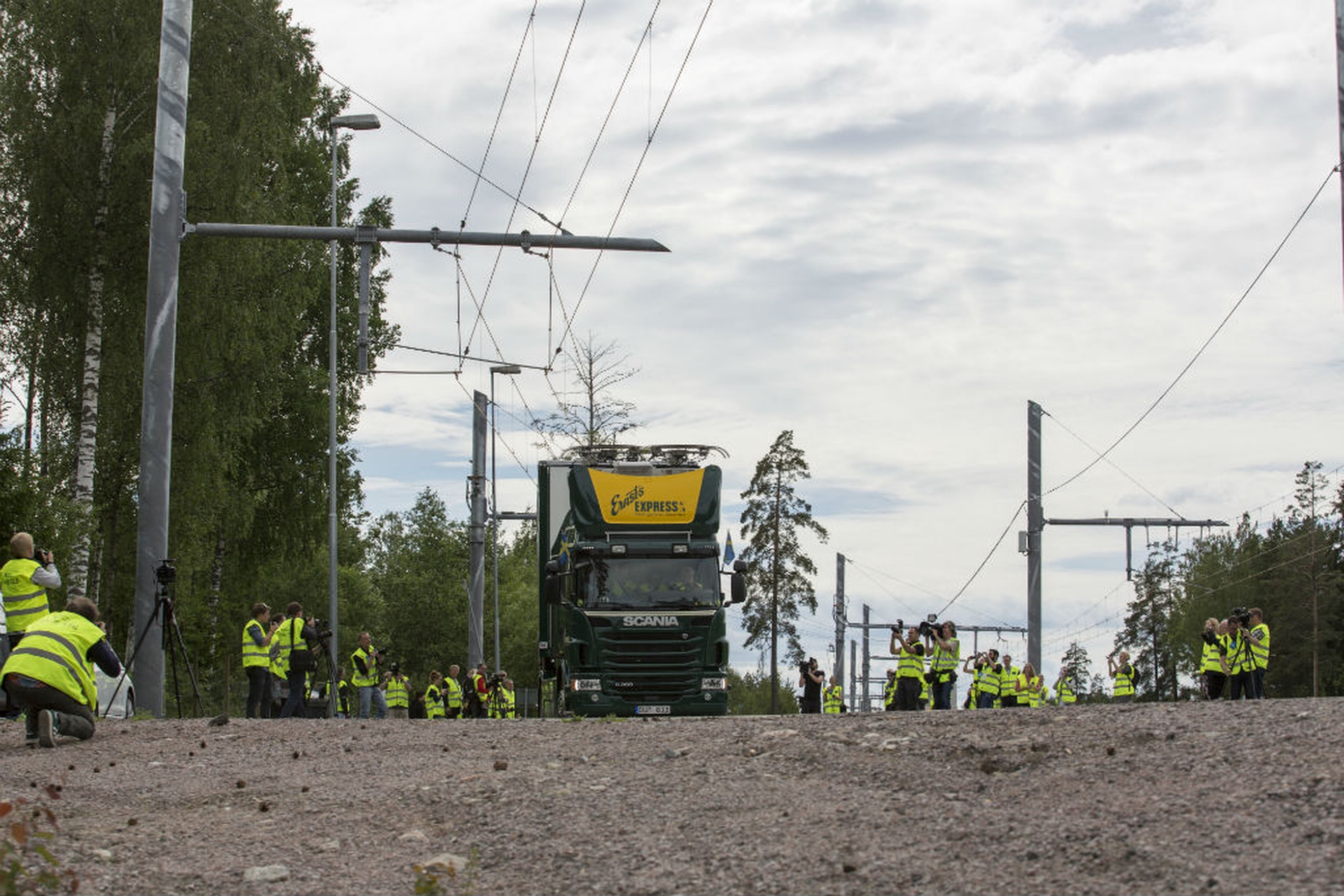 Inaugurazione autostrada elettrica
