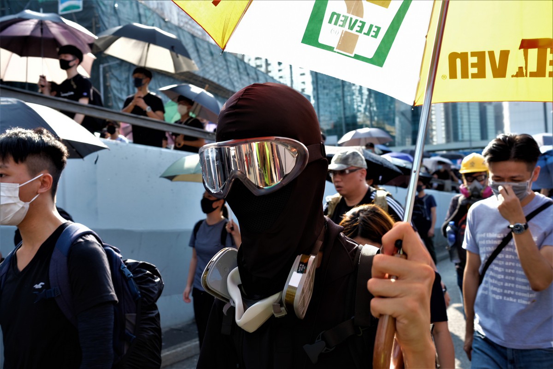 Le proteste ad Hong Kong il 15 settembre
