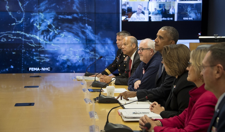 Usa Obama Uragano Matthew
