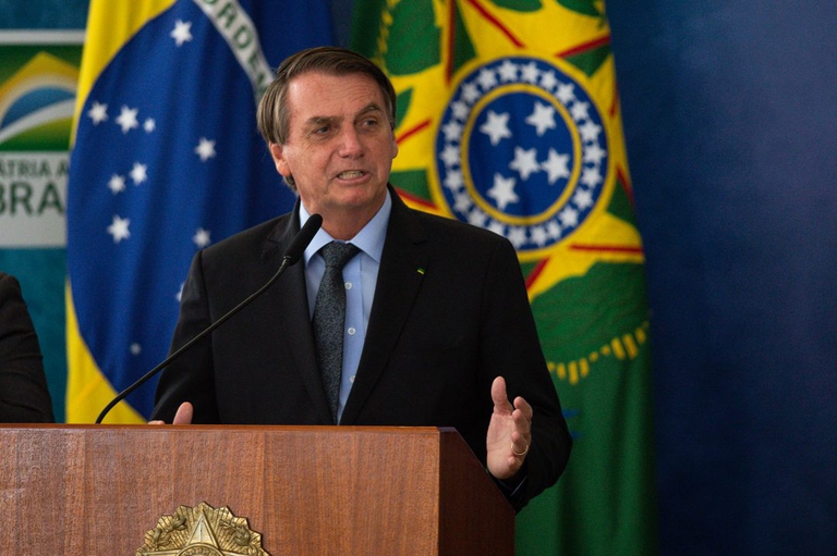 Il presidente del Brasile Jair Bolsonaro