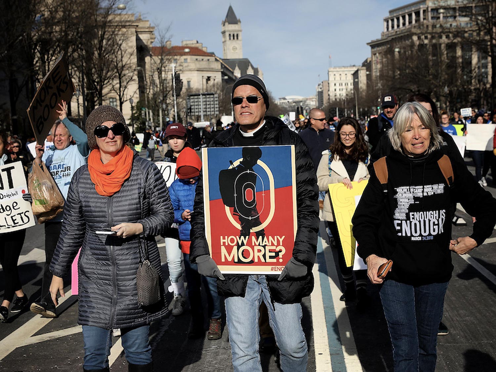 March for our lives, Washington, 24 marzo 2018: ''Quanti ancora?