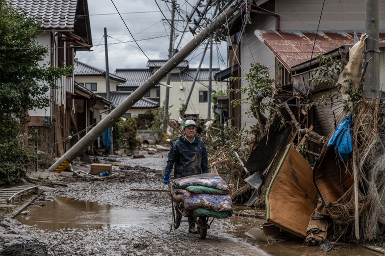 Damage caused by Typhoon Hagibis in Japan