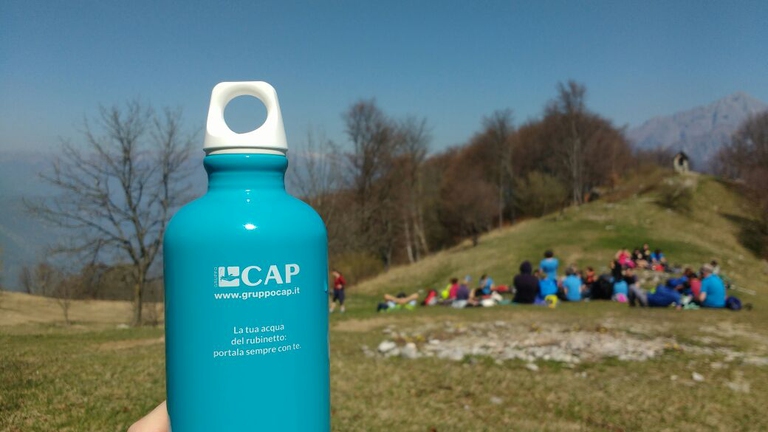 La borraccia Sigg, distribuita da Gruppo Cap. Foto via Gruppo Cap.