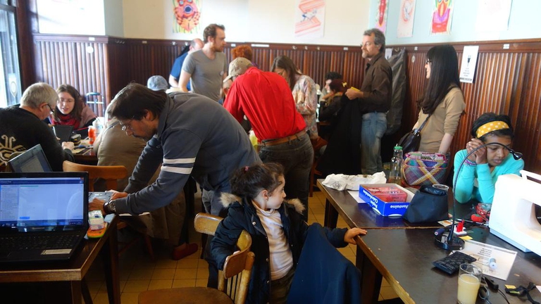 Repair Café in the Marolles neighbourhood, Brussels © Repair Together