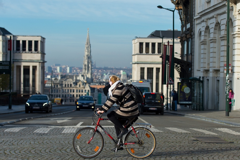 Il Belgio è stato il primo paese in Europa a introdurre l'idennità chilometrica per chi si reca al lavoro in bicicletta. Foto di Ben Pruchnie/Getty Images