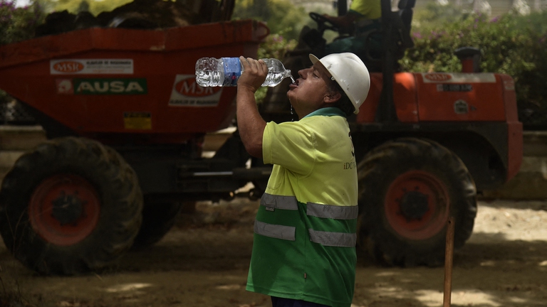 Il lavoro può diventare pericoloso in condizioni di caldo estremo