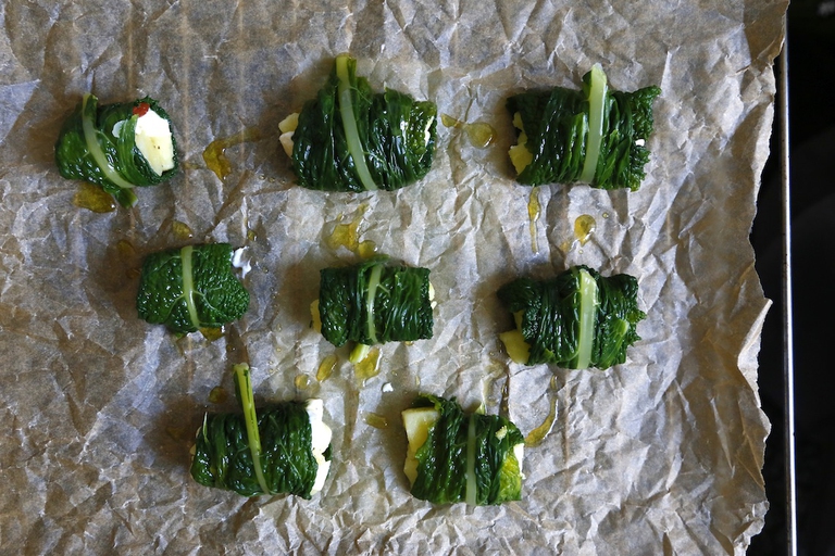 involtini di cavolo nero