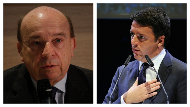 Il costituzionalista Gustavo Zagrebelsky e il premier Matteo Renzi, avversari sul referendum