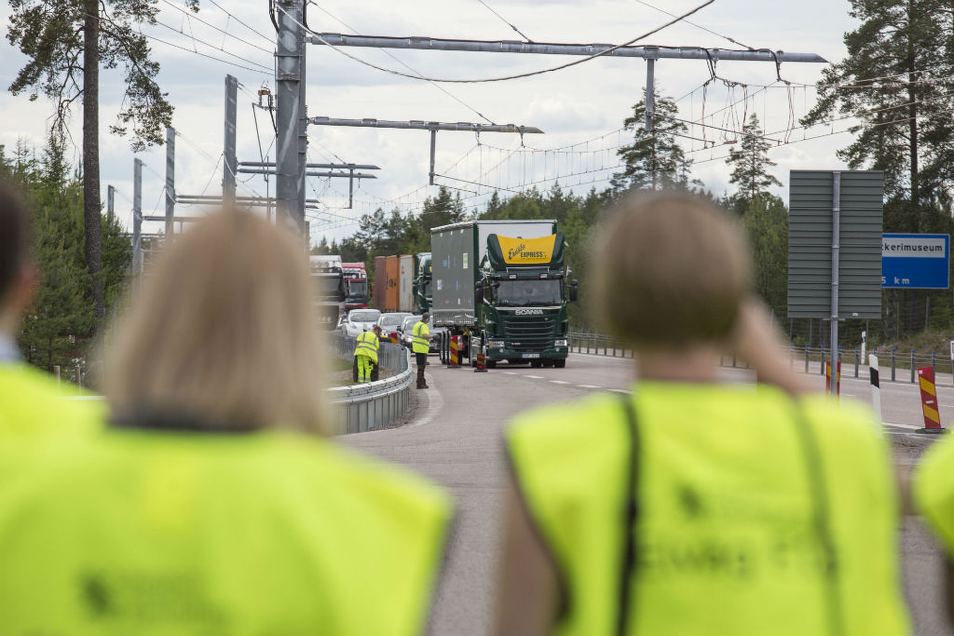 Inaugurazione autostrada elettrica