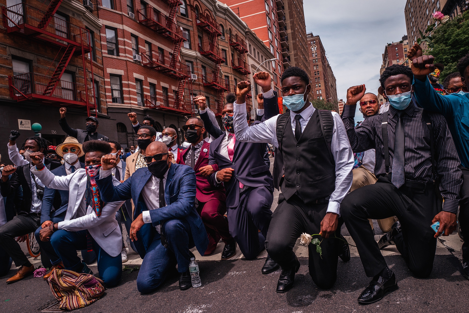 Black Lives Matter best dressed protest, New York.