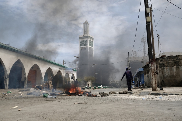 Le proteste a Dakar, in Senegal