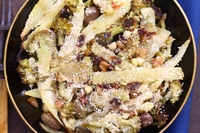 Sformato rustico di patate, broccoli e semi