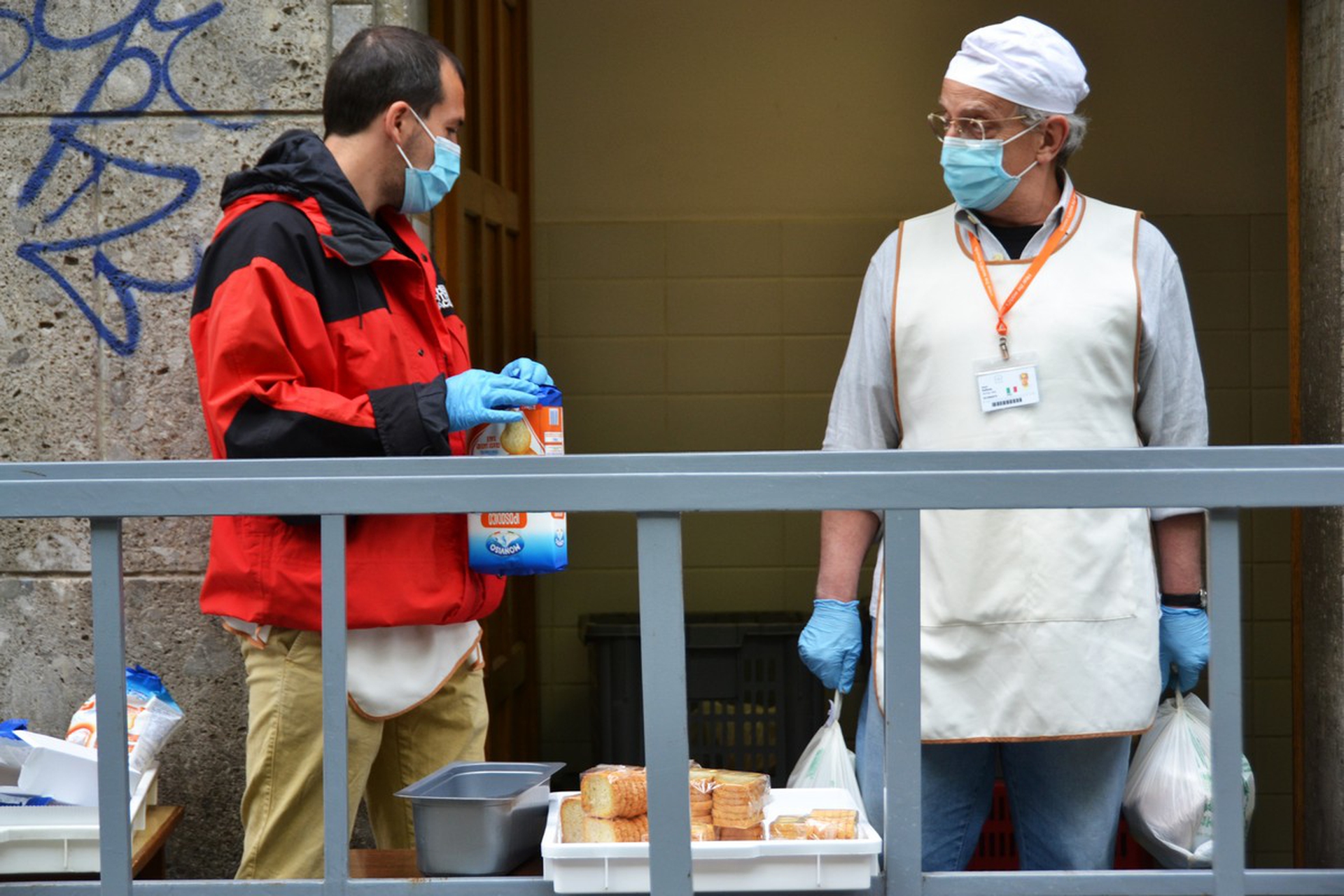 La mensa delle suore francescane di Maria a Milano