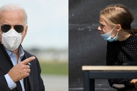 Greta Thunberg invita gli americani a votare per Joe Biden