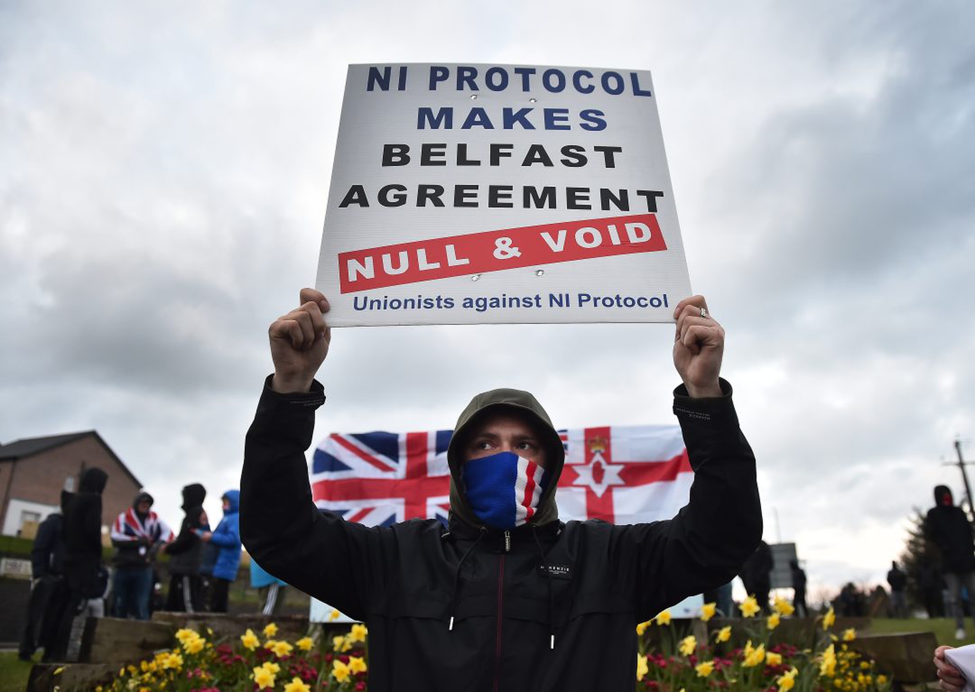 Loyalists Protest Over The Northern Ireland Protocol